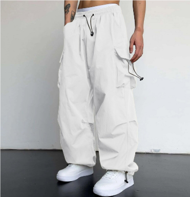 Herren Straßenmode Weit Bein Multi-Taschen Baggy Hose | Outdoor