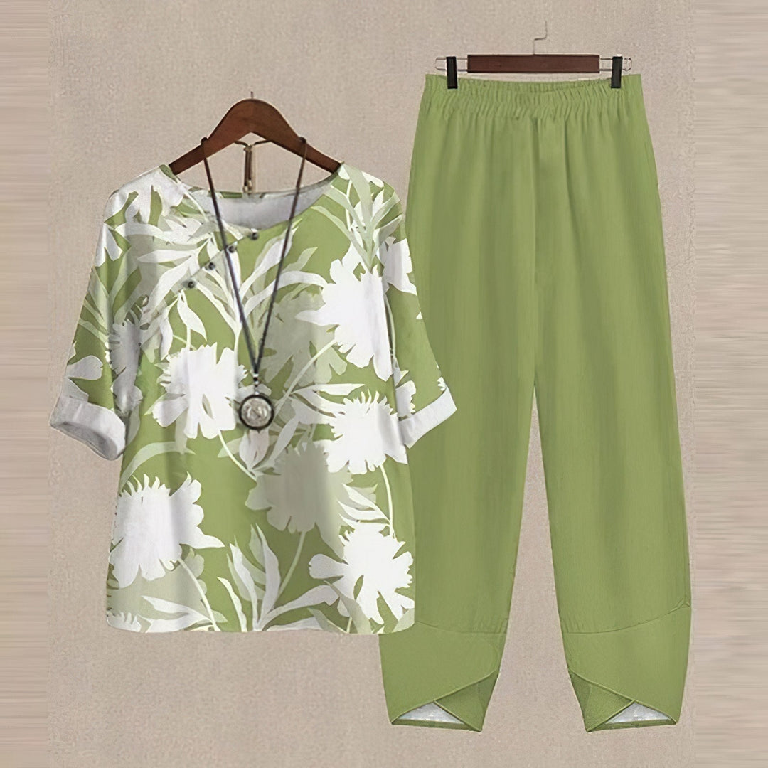 Sommer Zweiteiliges Set für Damen | Leichte