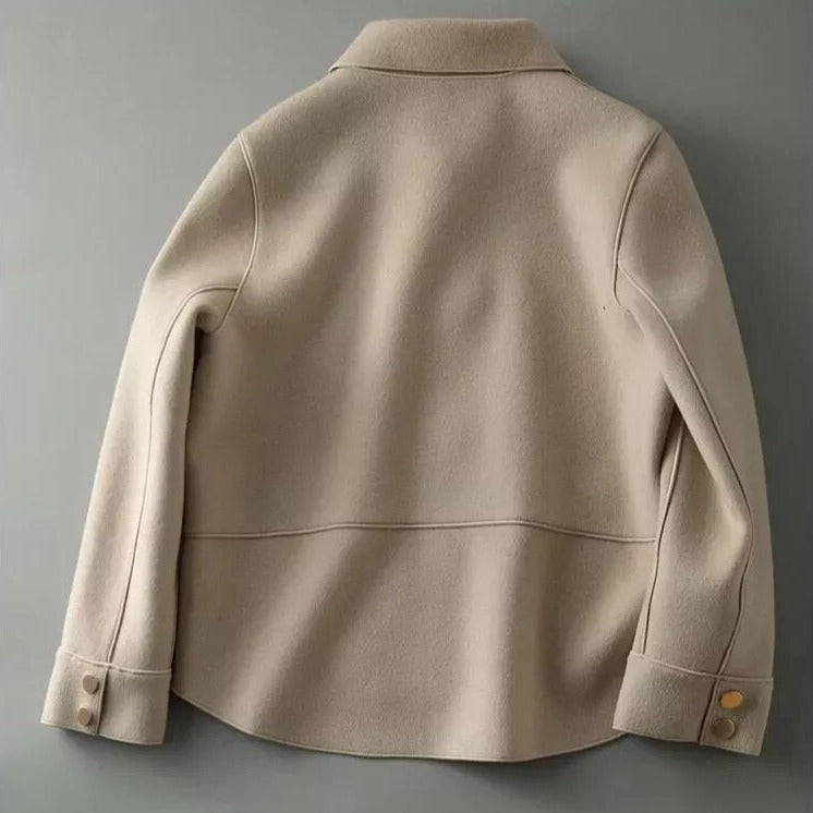 Melaysia | Damen Lässiger Knopf Daunen Jacke | Warme