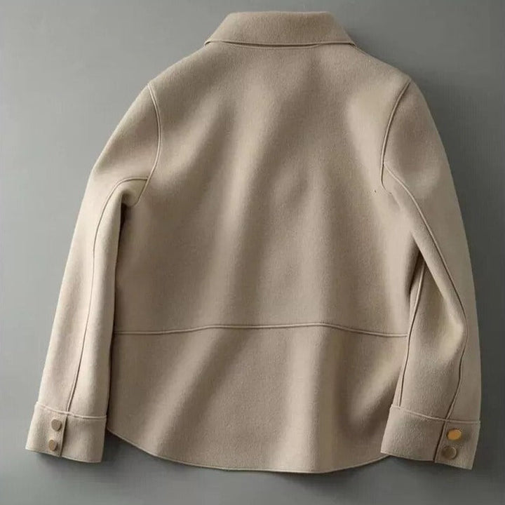 Melaysia | Damen Lässiger Knopf Daunen Jacke | Warme