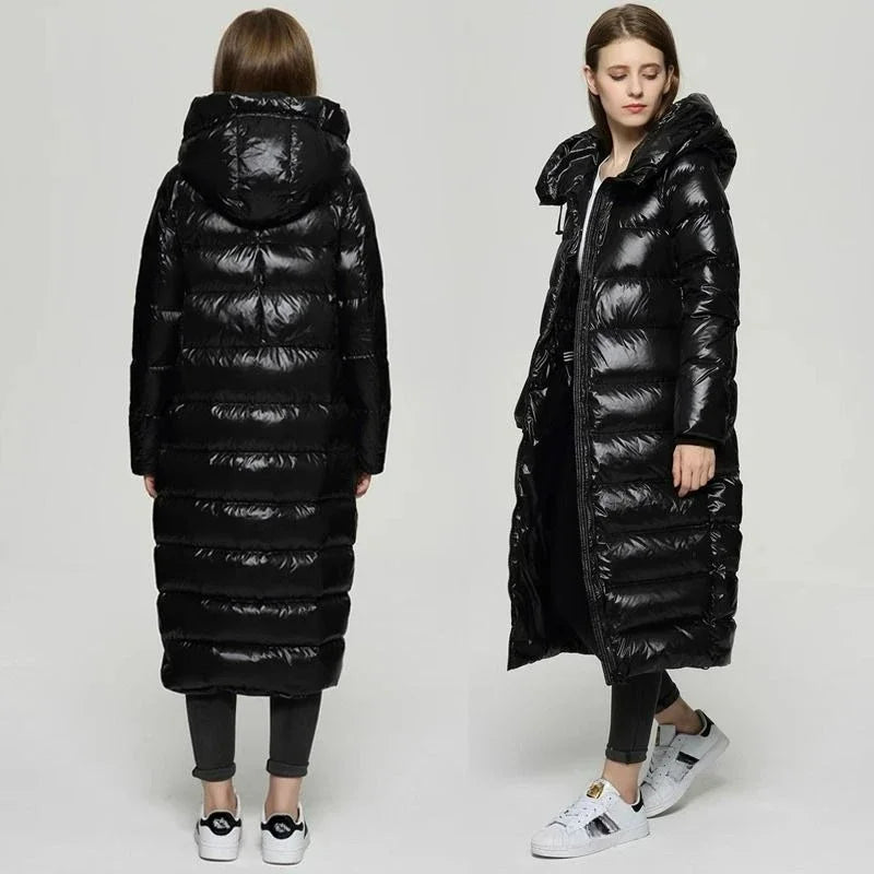 Damen Modische Daunen Jacke | Lang