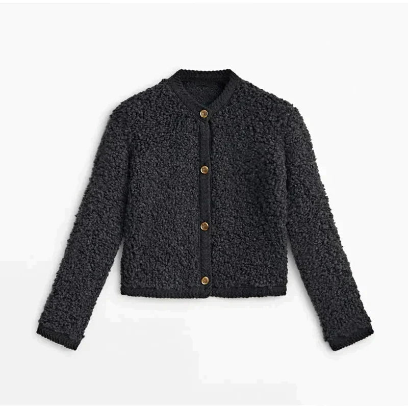 Modischer Damen-Teddy-Mantel | Elegante