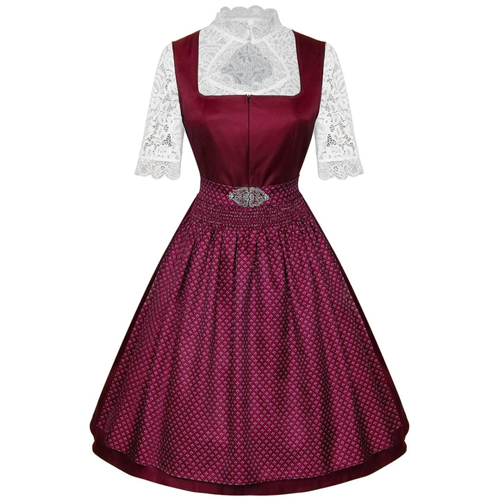 Traditionelles Bayerisches Dirndl Kleid für Damen | Vintage