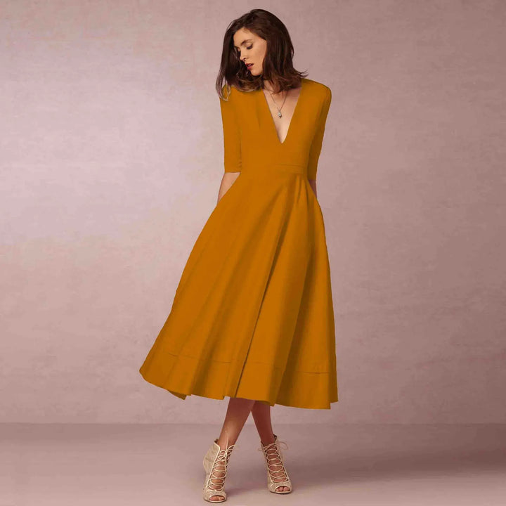 Elegantes Abendkleid Für Damen | Midi