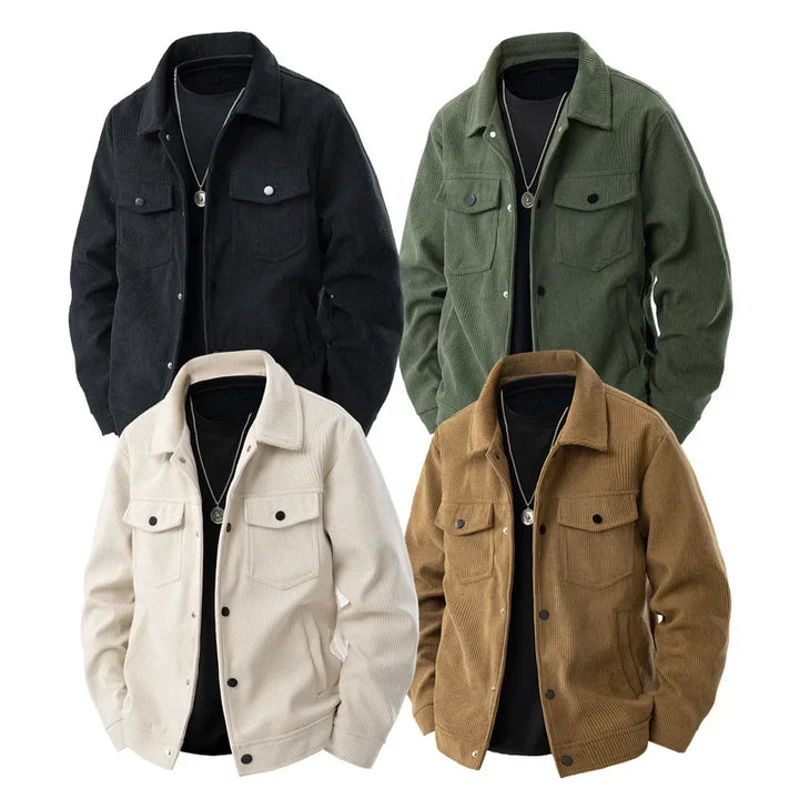 Herren Cord Jacke | Lässige Oberbekleidung