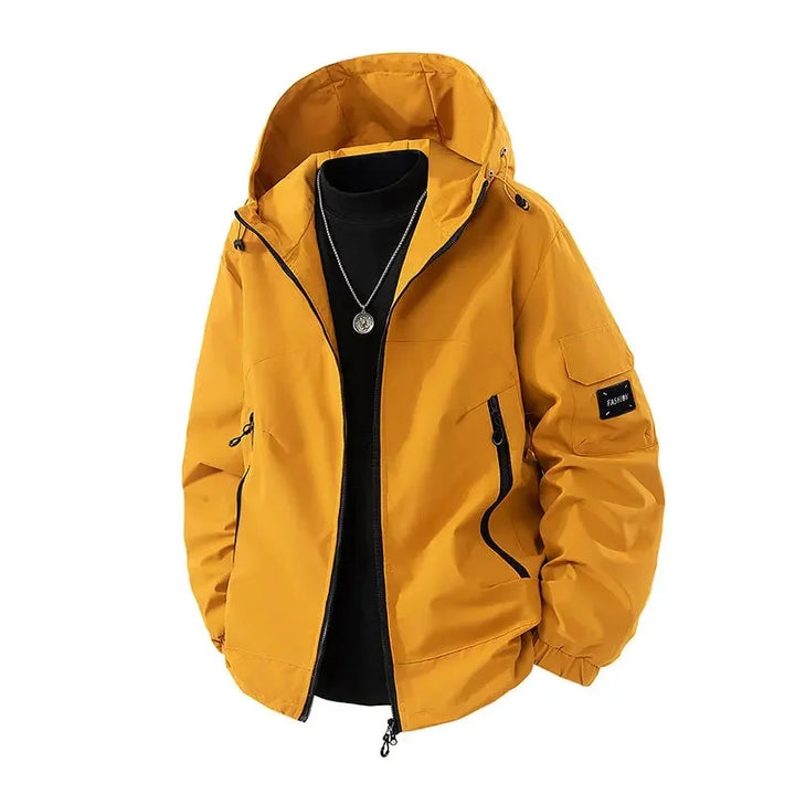Herren Winter Skijacke mit Kapuze | Übergröß