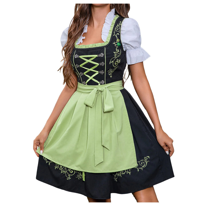 Grünes Dirndl Kleid für Damen | Traditionell