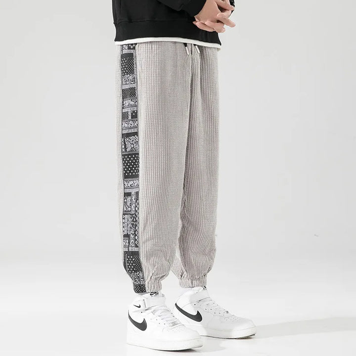 Herren Lässig Cordhose | mit Stylischem Seitendruck