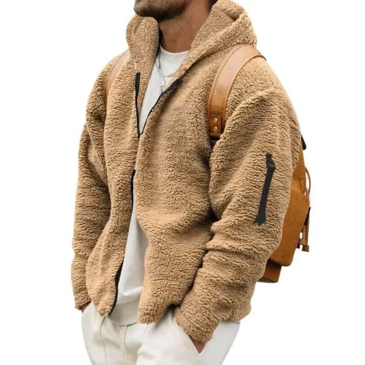 Herren Kapuze Fleece Jacke | Winter