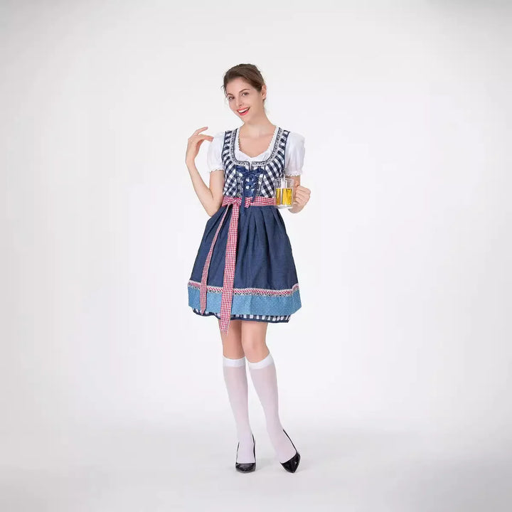Klassisches Deutsches Dirndl Kleid für Damen | Oktoberfest
