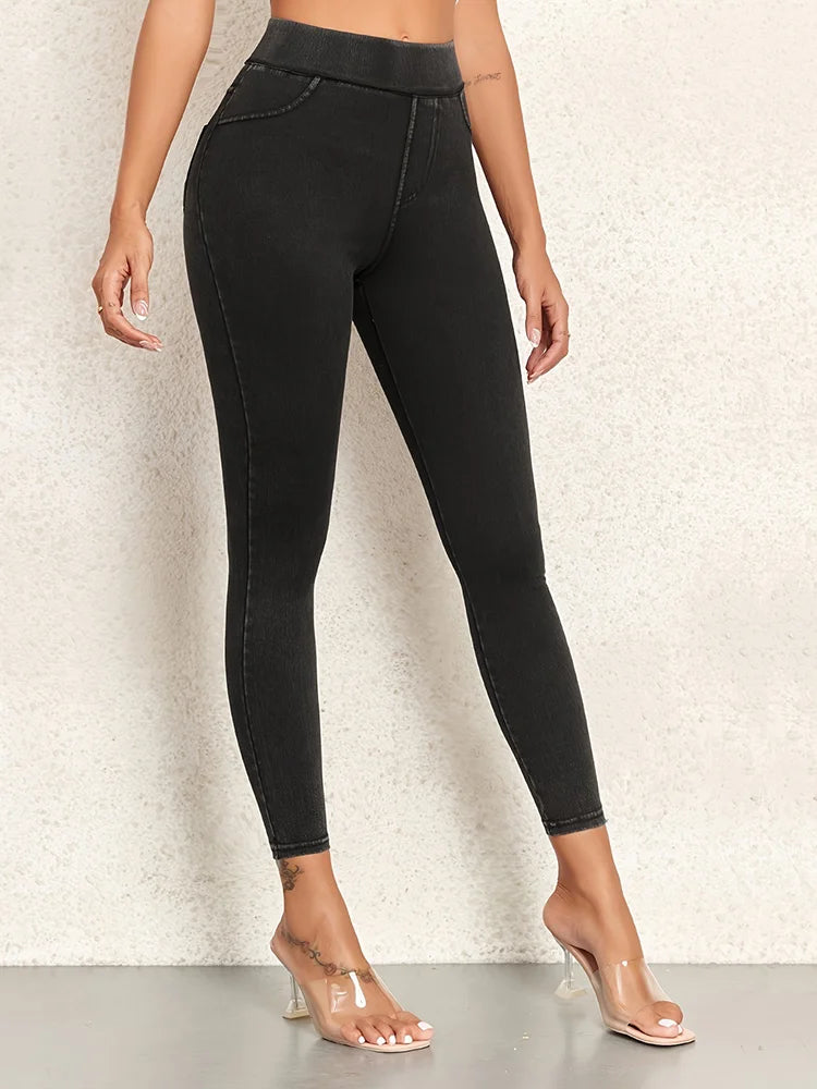 Skinny Jeggings für Damen | Hohe Taille