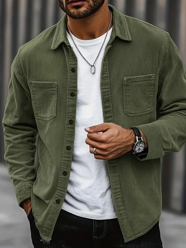 Herren Stylische Cord Jacke | Lassig