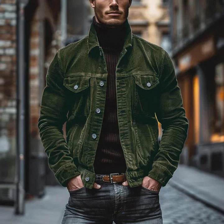 Herren Vintage Cord Jacke | Langarm