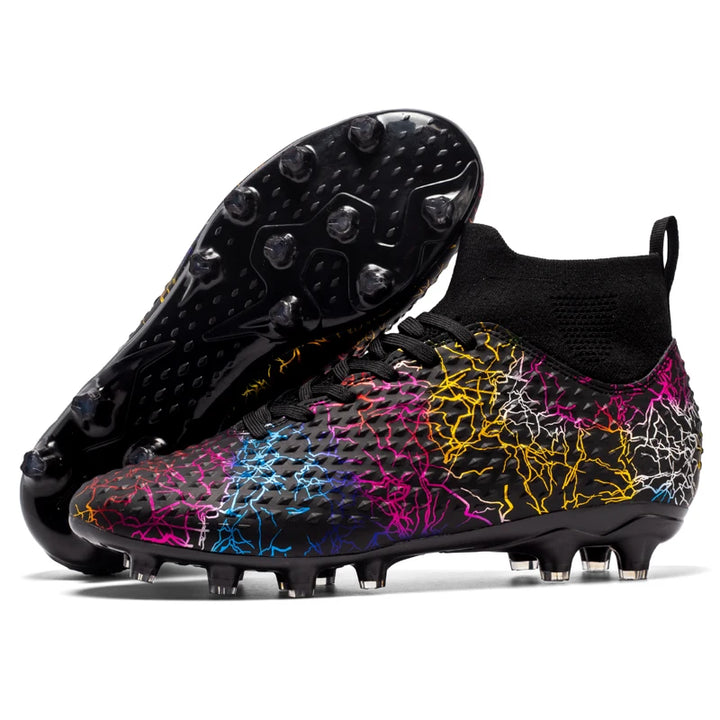 Herren Hohe Spitze Fußballschuhe | mit Langen Spikes