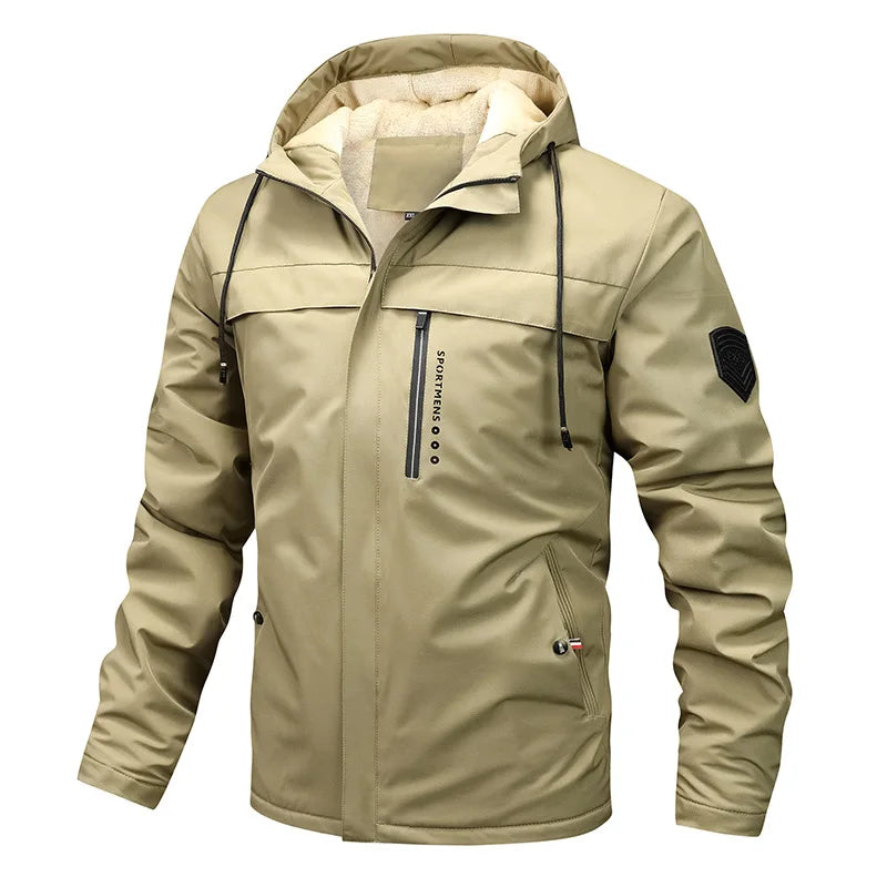 Herren Fleece Steppjacke | Langarm
