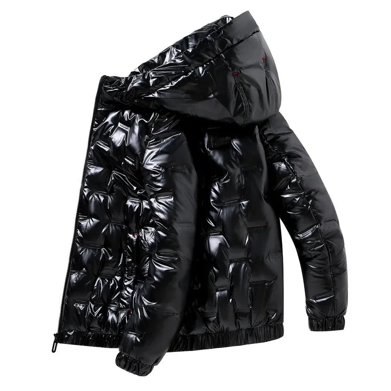Herren Winter Daunen Jacke | mit Kapuze