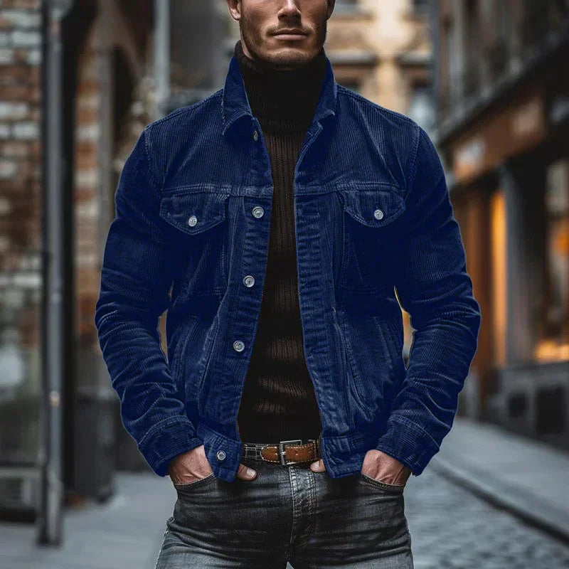 Herren Vintage Cord Jacke | Langarm