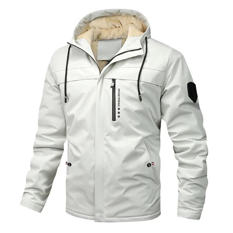 Herren Fleece Steppjacke | Langarm