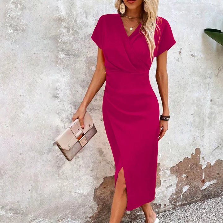 Damen Wickelkleid Für Den Sommer | Midi