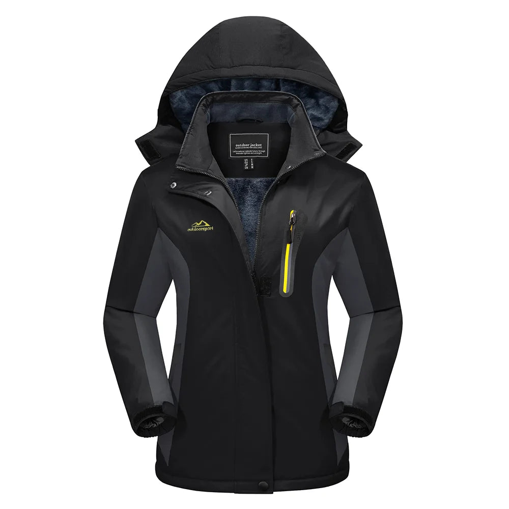 Damen Schnee Skijacke | Mit Kapuze