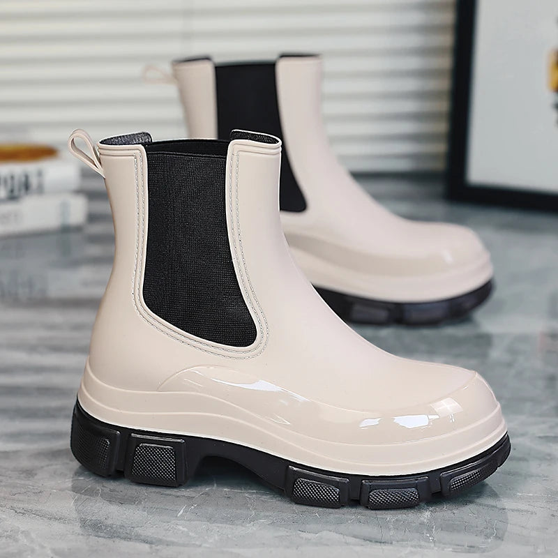 Damen Wasserdichte Gummistiefel | Kurzrohr