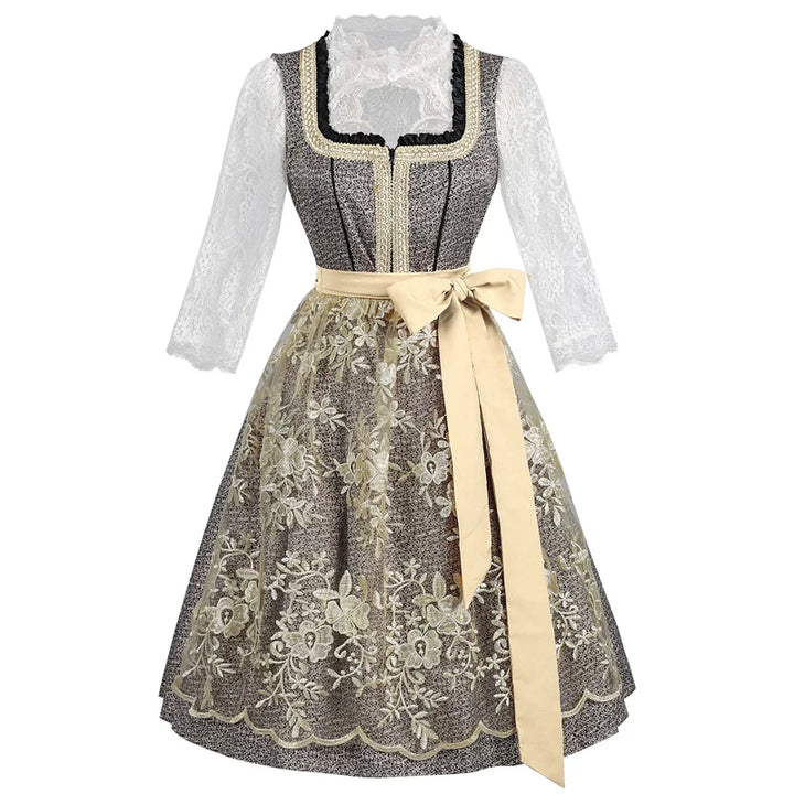 Traditionelles Bayerisches Dirndl Kleid für Damen | Vintage