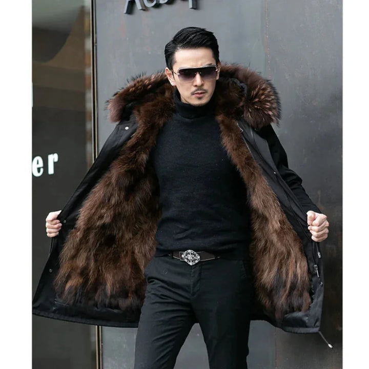 Warmer Parka Mit Kapuze Für Herren | Winter