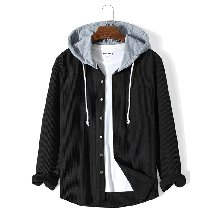 Herren Kapuze Cord Jacke | Lässig