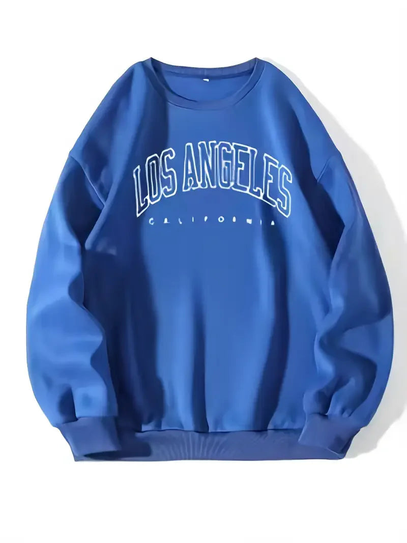 Unisex Bedrucktes Winter-Sweatshirt | Rundhalsausschnitt