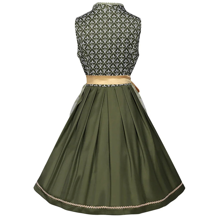 Damen Trachten Dirndl Kleid für Oktoberfest | Grün