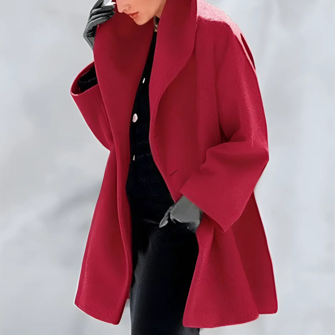 Melany | Damen Winter Klassiker Trench Mantel | Warme