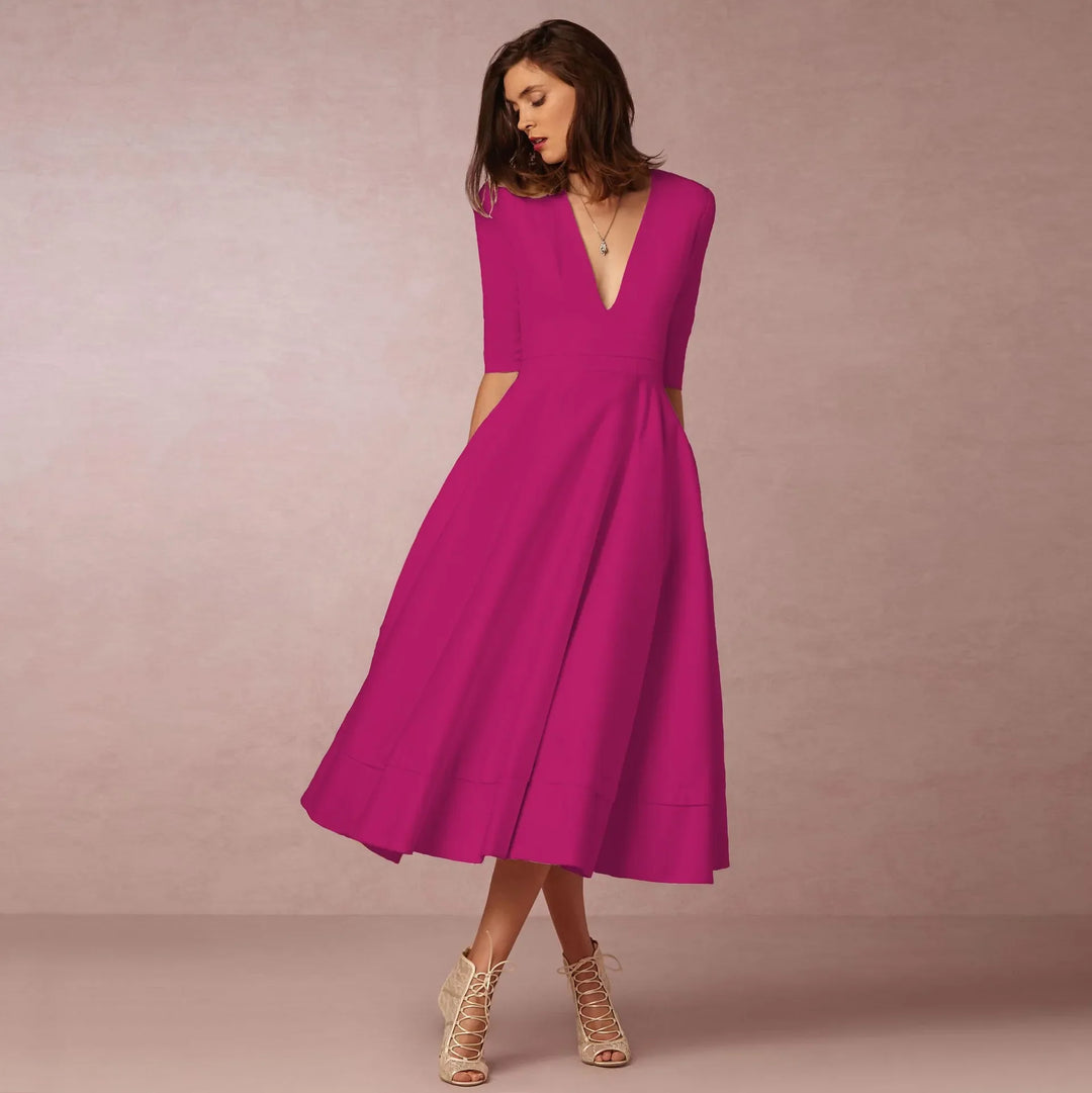 Elegantes Abendkleid Für Damen | Midi