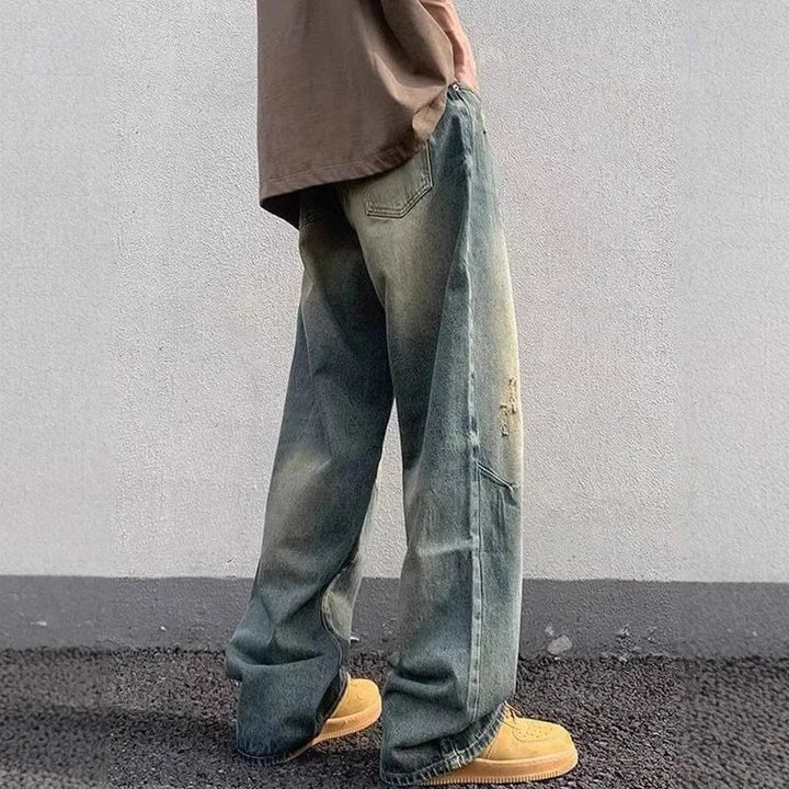 Lange Baggy-Jeans für Herren | Straßenkleidungs Stil