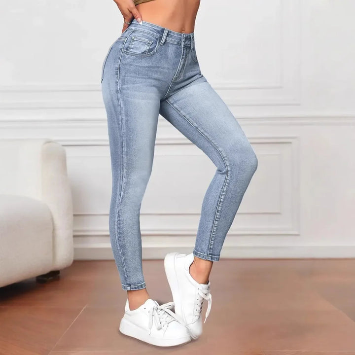Trendig Skinny Jeggings für Damen | Hohe Taille