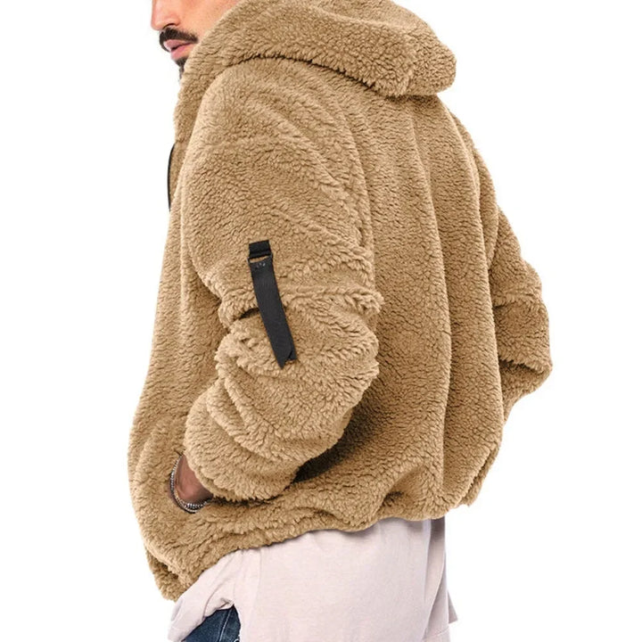 Herren Kapuze Fleece Jacke | Winter