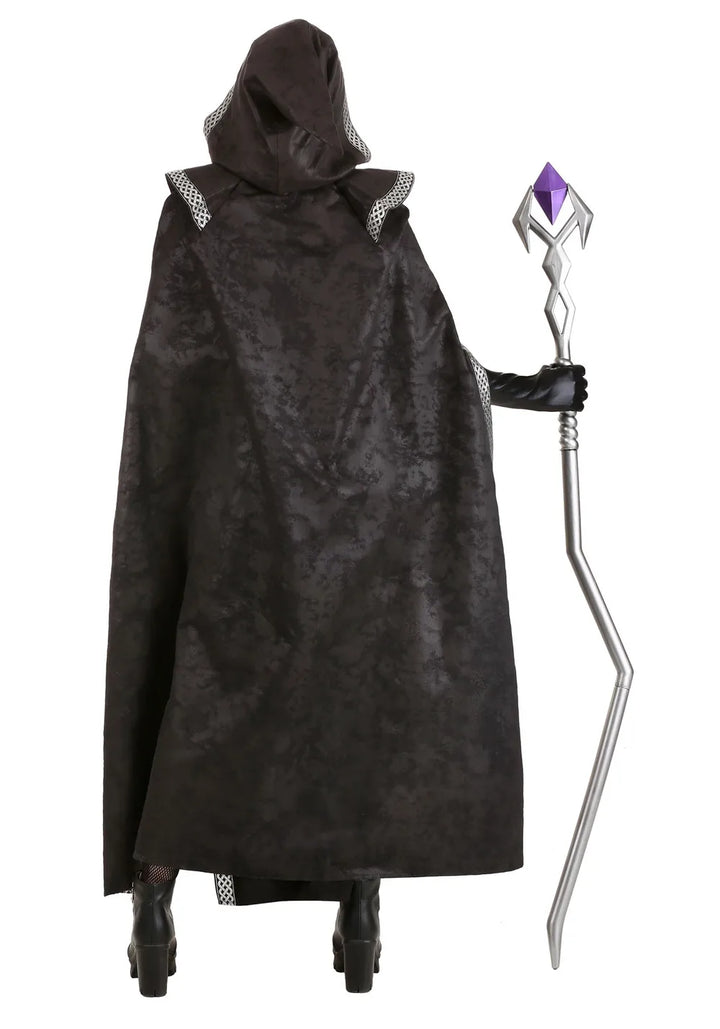 Dunkle gotische Hexe Halloween Kostum Kleid | Maxi
