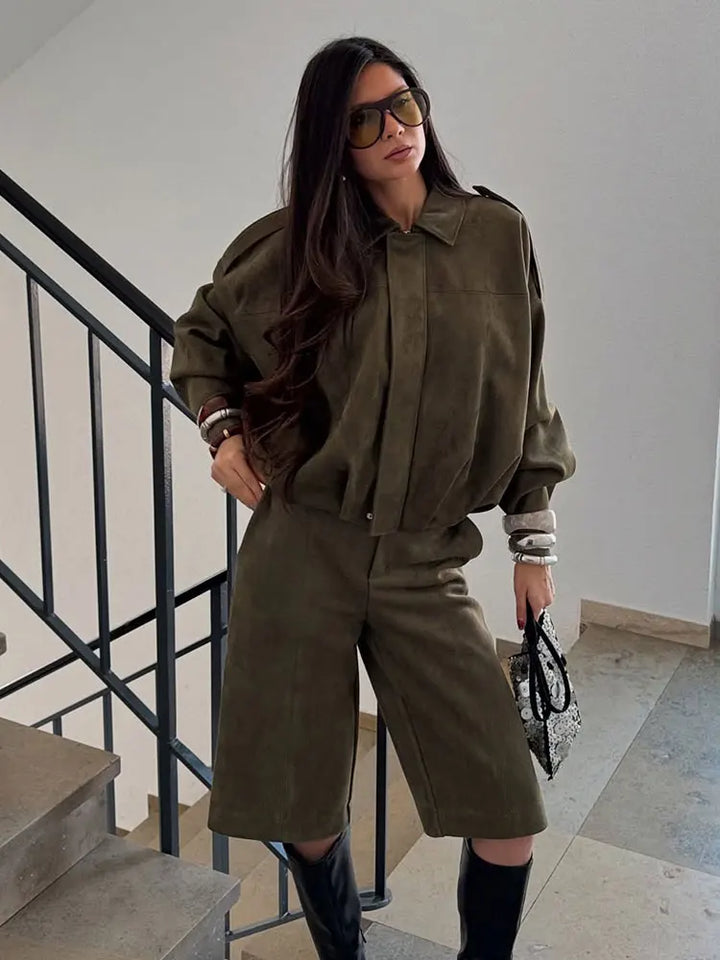 Stylische Übergangsjacke für Damen | Grün