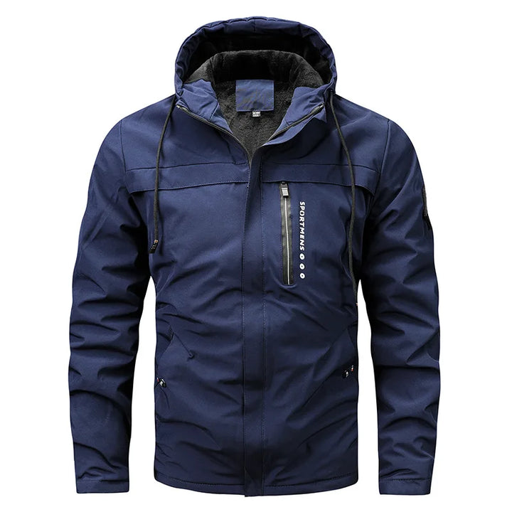 Herren Fleece Steppjacke | Langarm