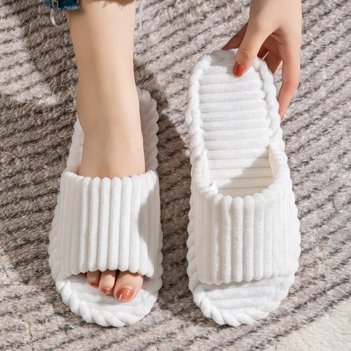 Unisex Hausschuhe mit Offenen Zehen | Drinnen