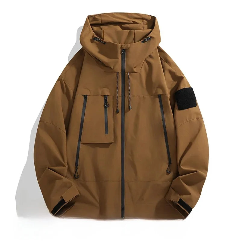 Modische Softshell Jacke für Herren | Mit Kapuze
