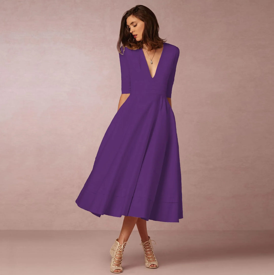 Elegantes Abendkleid Für Damen | Midi