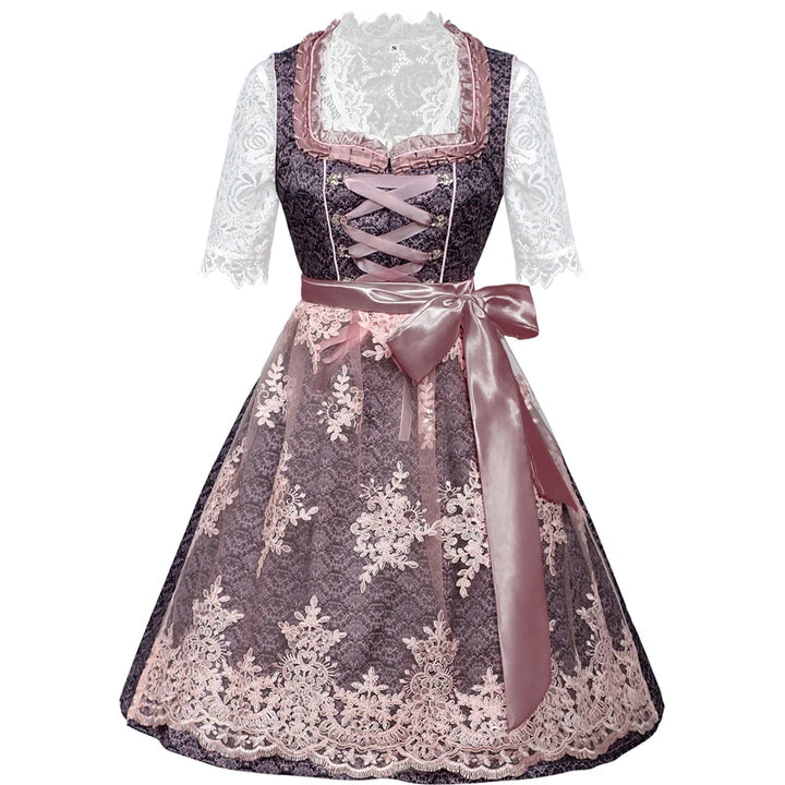 Traditionelles Bayerisches Dirndl Kleid für Damen | Vintage