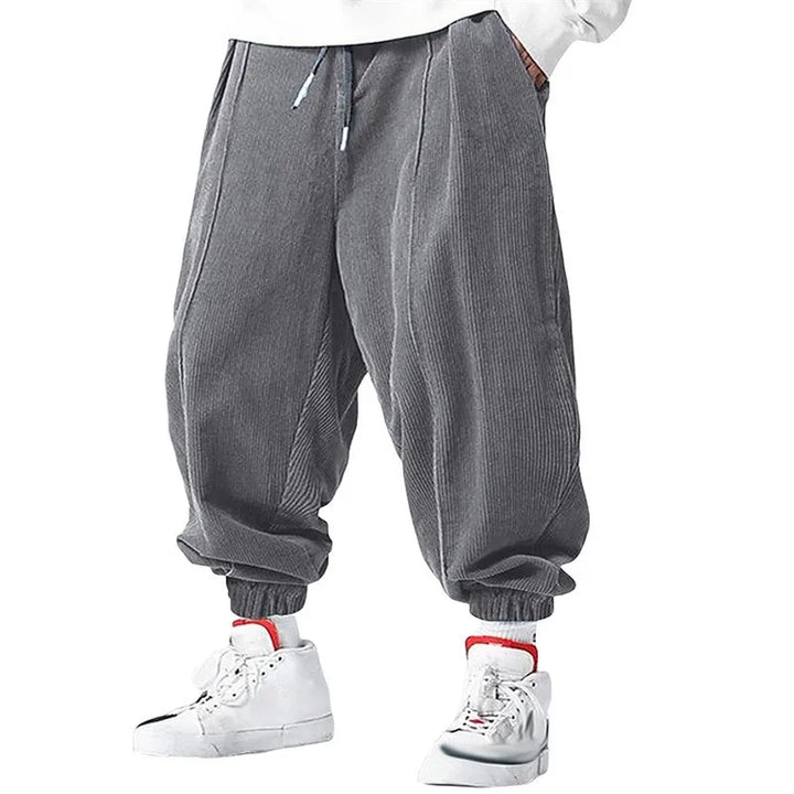 Herren Lässig Cordhose | Mit Kordelzug