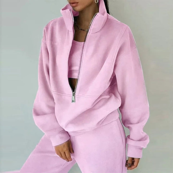 Damen Lässig Set | Winter Sweatshirt und Hose