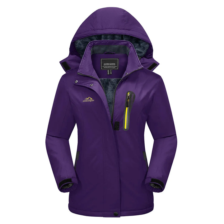 Damen Schnee Skijacke | Mit Kapuze