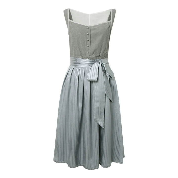 Langärmliges Dirndlkleid Mit Schleife Für Damen | Midi