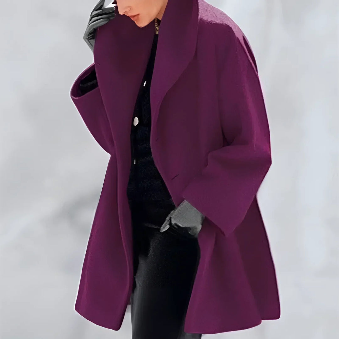 Melany | Damen Winter Klassiker Trench Mantel | Warme