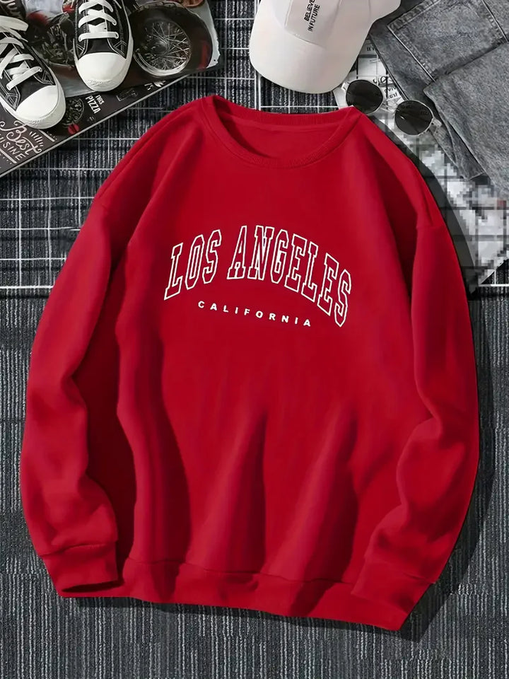 Unisex Bedrucktes Winter-Sweatshirt | Rundhalsausschnitt