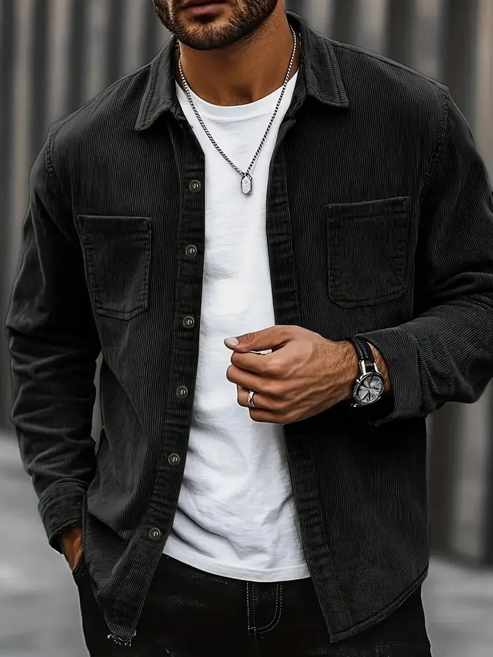 Herren Stylische Cord Jacke | Lassig