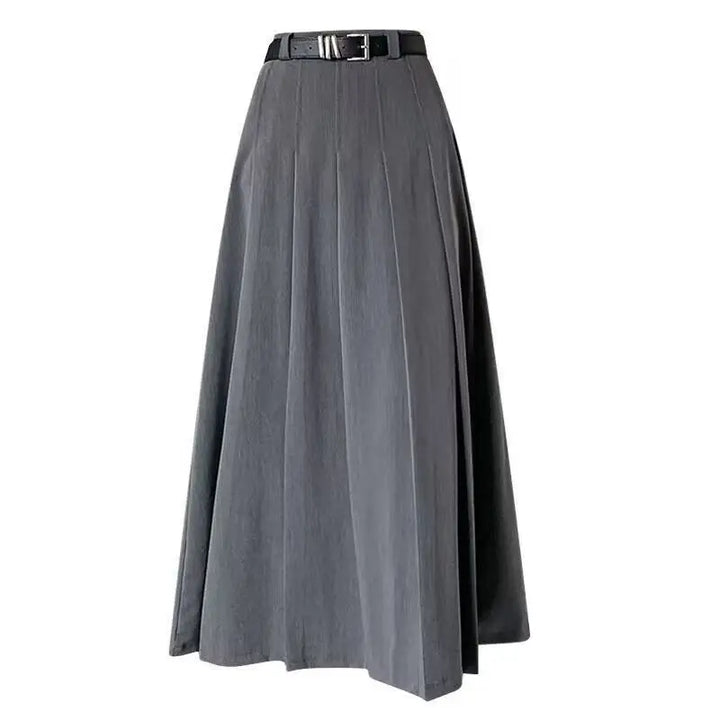 Faltenrock Mit Gürtel Für Damen | Midi